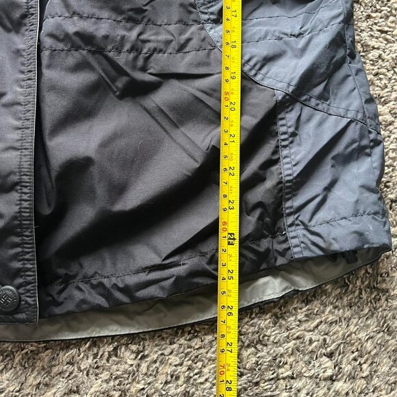 Columbia Insulated Black Windbreaker Jacket Womens M Double Lined Gorpcore Ski - Picture 7 of 7